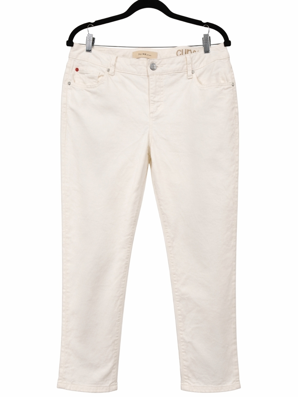 Slink Jeans Skinny Curvy In White NWOT